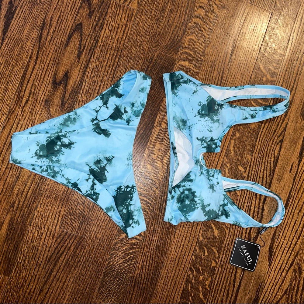 Zaful tie dye bikini